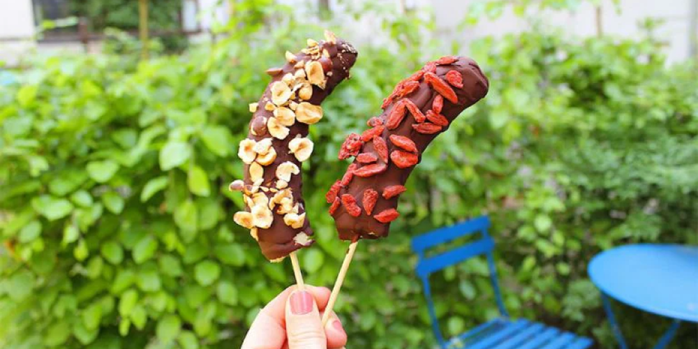 Popsicles med banan