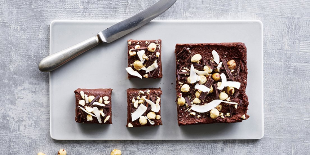 Billede af Raw hasselnøddebrownies