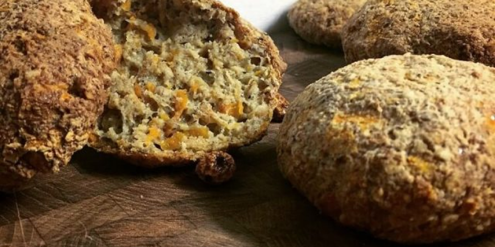 Glutenfrie morgenboller med chufamel og sød kartoffel