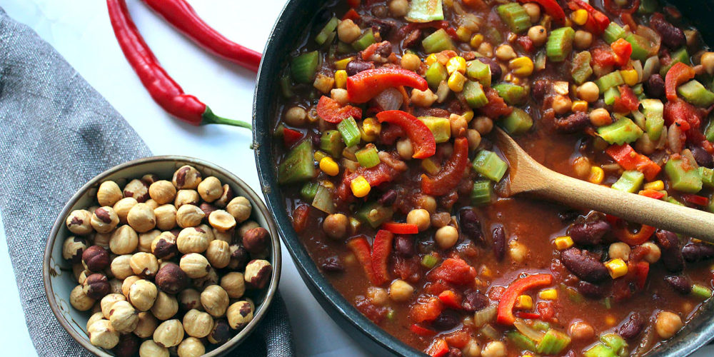Chili con varme sin carne