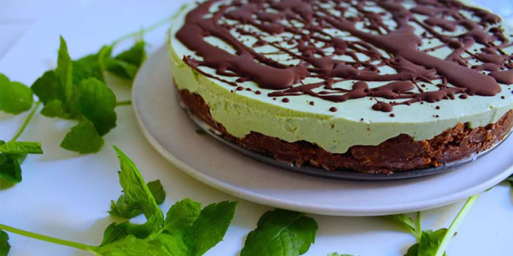 Raw mojitotærte med cashewnødder