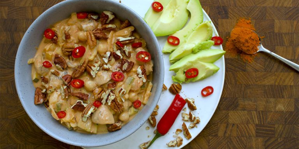 Spicy grøntsagsgryde