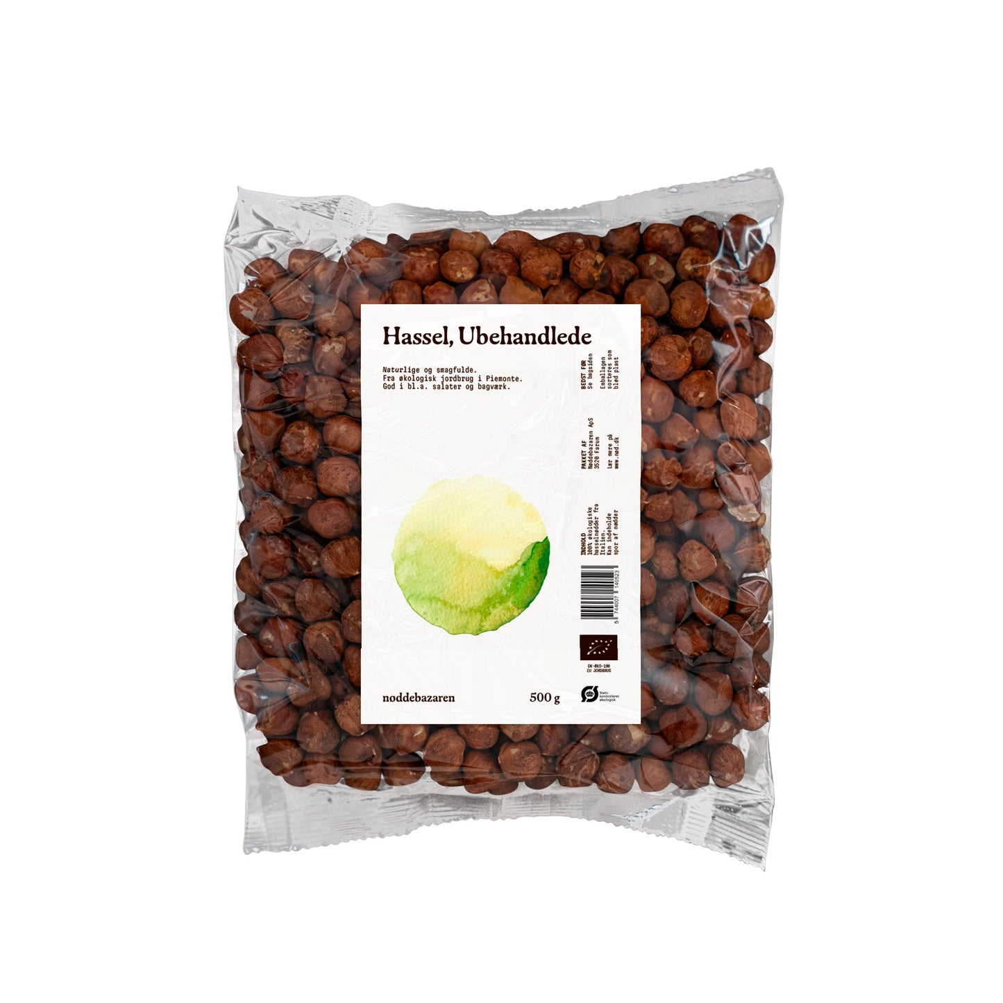 
                  
                    Økologiske hasselnødder, ubehandlede
                  
                