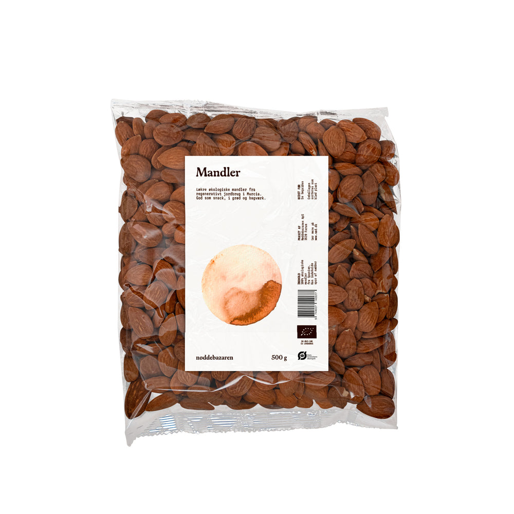 
                  
                    Økologiske mandler
                  
                